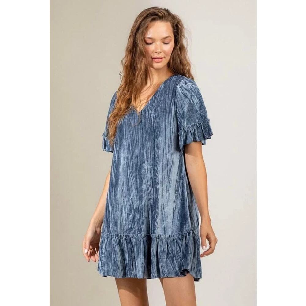 ⭐️ LOVE RICHE CRUSHED VELVET DRESS ⭐️